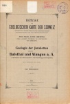 Geologie zwischen Balsthal und Wangen a/A.